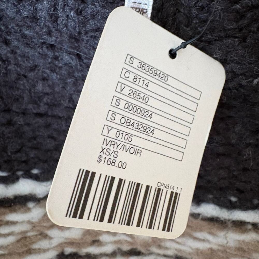 NWT FREE PEOPLE LABYRINTH Boho Bohemian Wool Poncho XSmall/Small XS/S - Picture 5 of 6